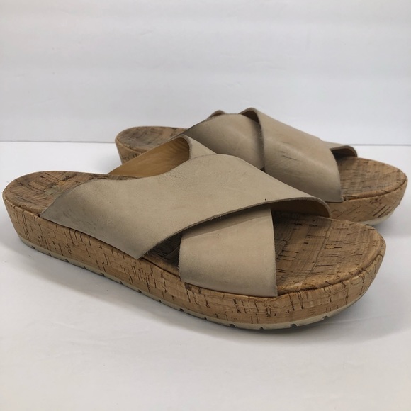 Kork-Ease Shoes - Korks by Kork-Ease Joly Cork Slip On Leather Sandals Slides 7